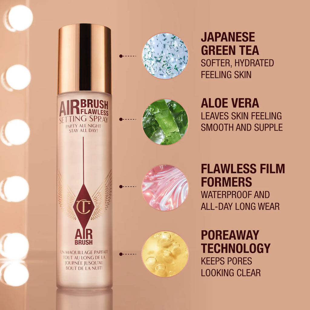 Charlotte Tilbury | Mini Airbrush Flawless Setting Spray Duo Gift Set