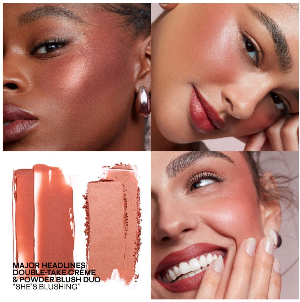 Patrick Ta | Mini Major Headlines Double-Take Crème & Powder Blush Duo