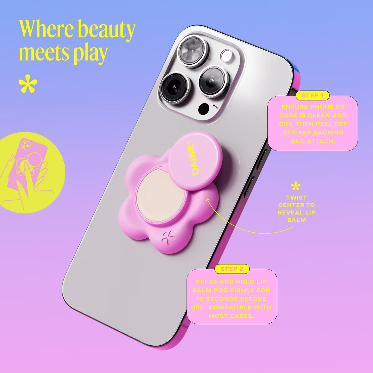 DAISE | Lip Service Lip Balm Phone Pod